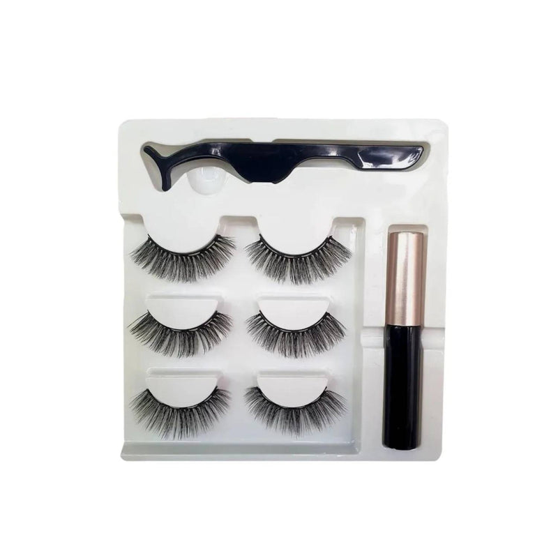 PACK POLVO  ROLON DISEÑO  CEJAS + PESTAÑAS MAGNETICAS